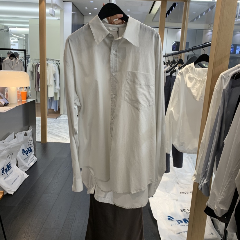 OBJECT韓國代購女裝新品熱賣休閑推薦26春夏26夏季襯衫蕾絲衫SOBJECT襯衫/蕾絲衫圖色2