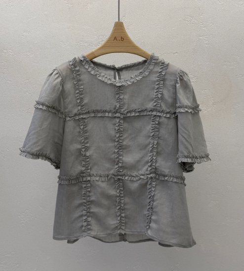 AUTUMN BEIGE-Q韓國直郵實拍女裝新品推薦熱賣襯衫蕾絲衫A.b/AUTUMN BEIGE襯衫/蕾絲衫圖色1