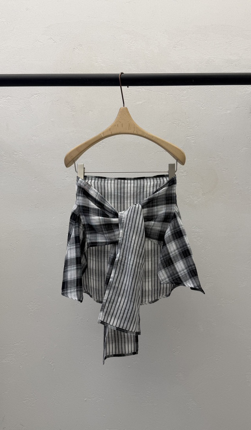 AUTUMN BEIGE-Q韓國東大門代購女士新款推薦吊帶背心格子A.b/AUTUMN BEIGE吊帶/背心