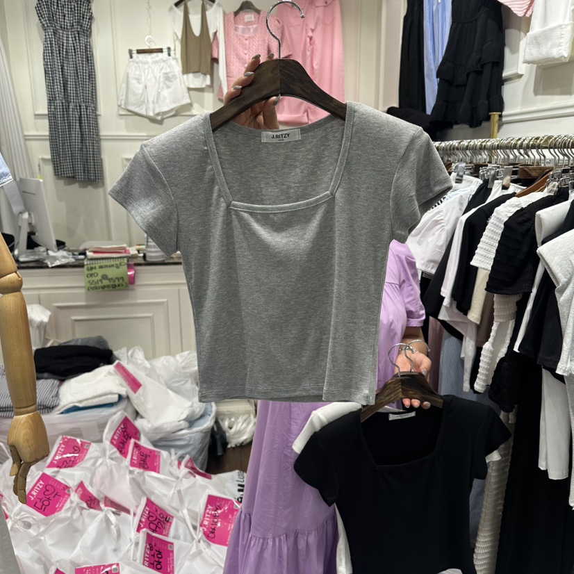 J.RITZY韓國直郵實拍女裝新品時尚26春夏熱賣休閑人氣T恤J.RITZYT恤圖色3