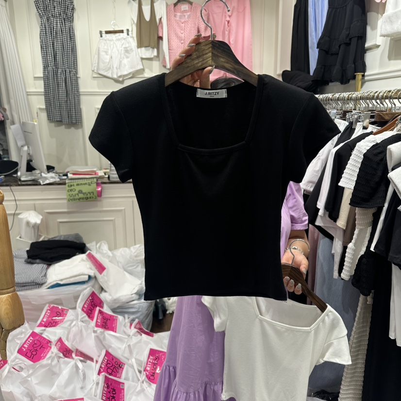 J.RITZY韓國直郵實拍女裝新品時尚26春夏熱賣休閑人氣T恤J.RITZYT恤圖色5