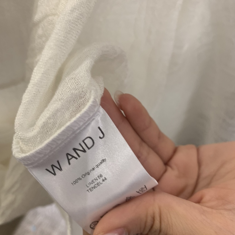 W AND J韓國直郵女士新品26春夏推薦職業休閑襯衫蕾絲衫W AND J襯衫/蕾絲衫
