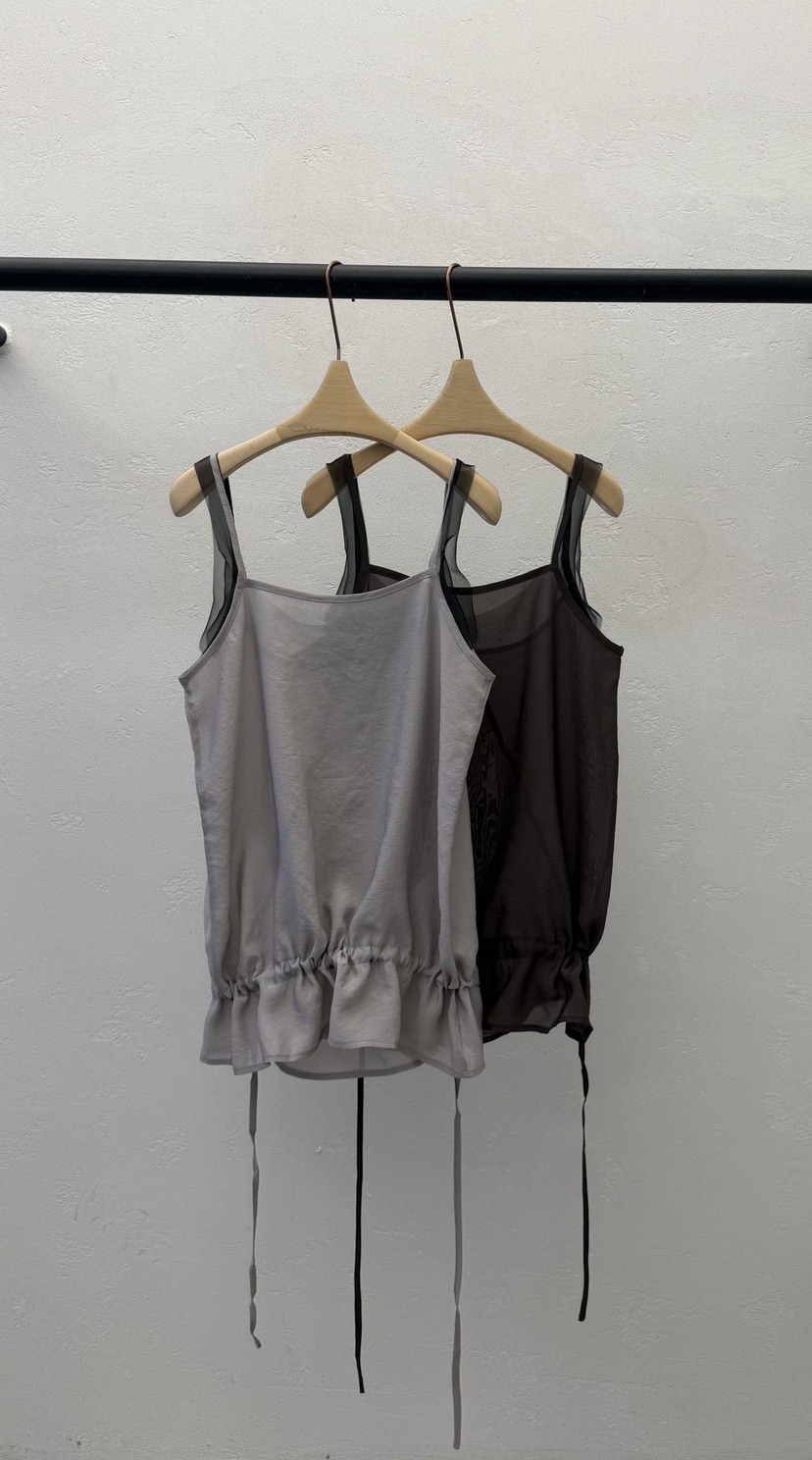 AUTUMN BEIGE-Q韓國代購女裝新品26春夏推薦熱賣吊帶背心A.b/AUTUMN BEIGE吊帶/背心