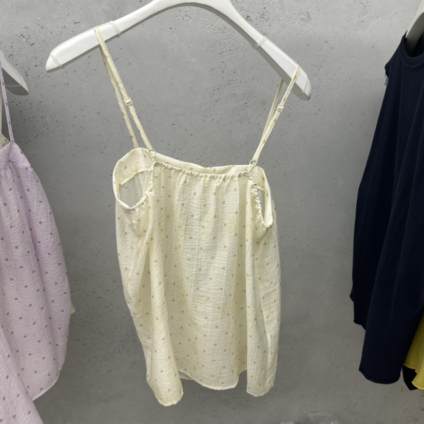 SIXTEEN韓國直郵實拍女裝新品時尚26春夏熱賣休閑吊帶背心SIXTEEN吊帶/背心