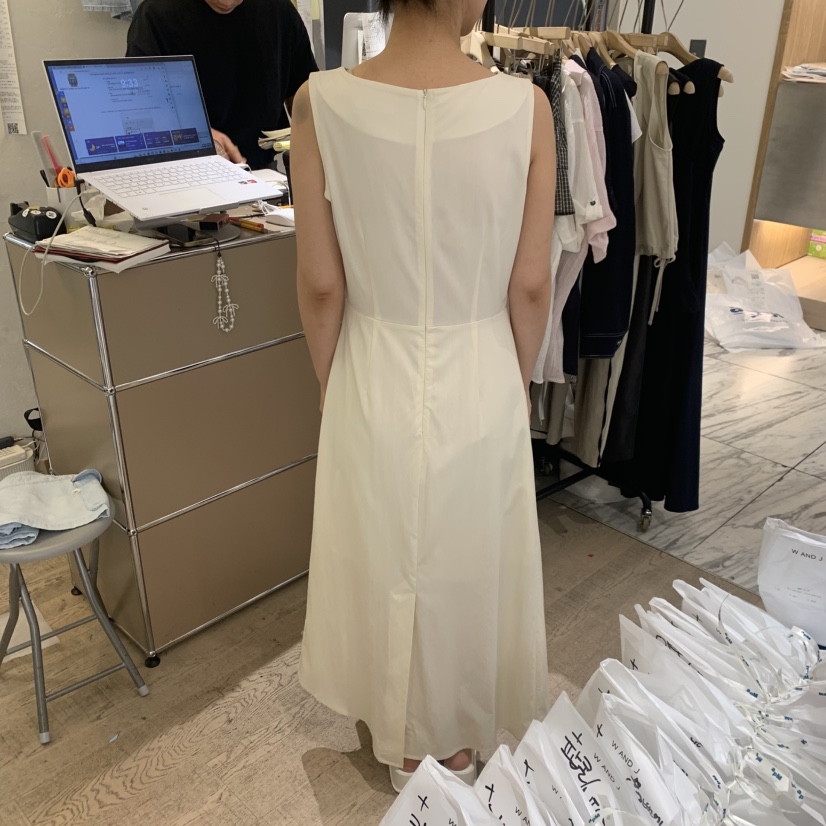 W AND J韓國代購女士新品時尚熱賣26春夏人氣休閑連衣裙W AND J連衣裙