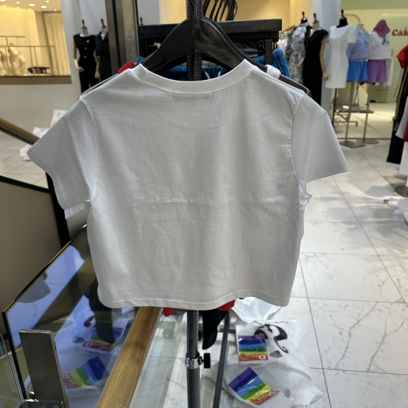 A2/D2東大門實拍韓國女士新品時尚人氣休閑熱賣26春夏T恤抽繩A2/D2T恤