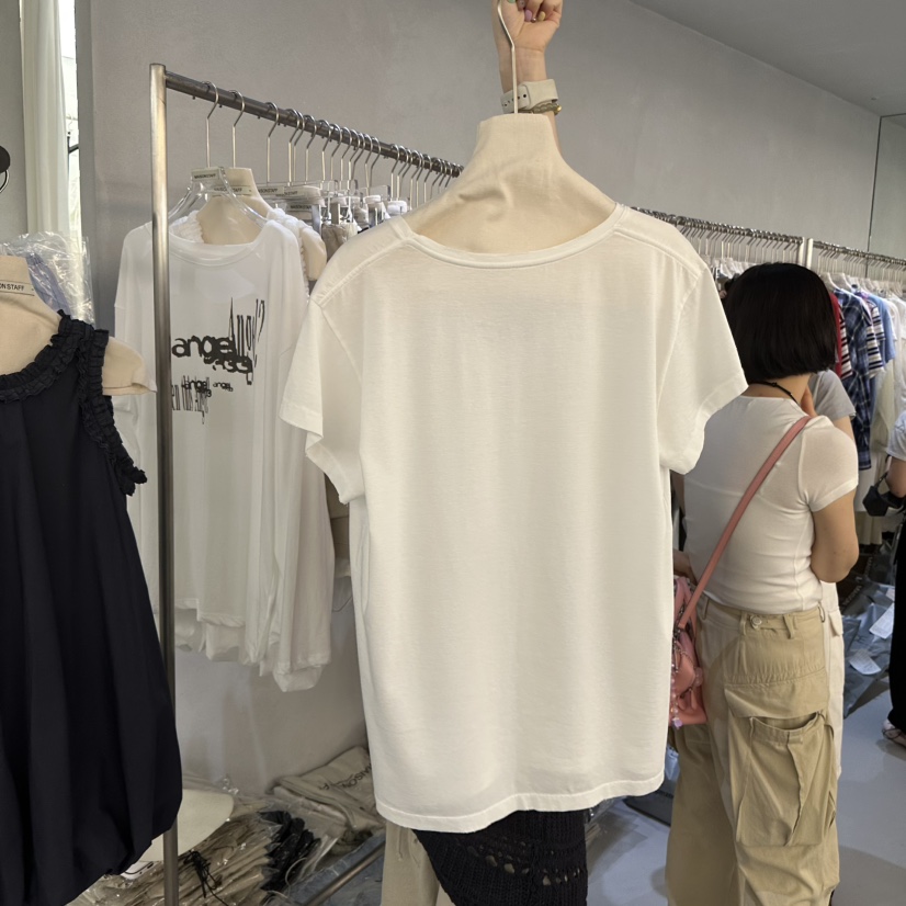 DOUBLE STANDARD/LE SMOKING/MAISONSTAFF韓國東大門直郵女士新品26春夏T恤MAISONSTAFFT恤