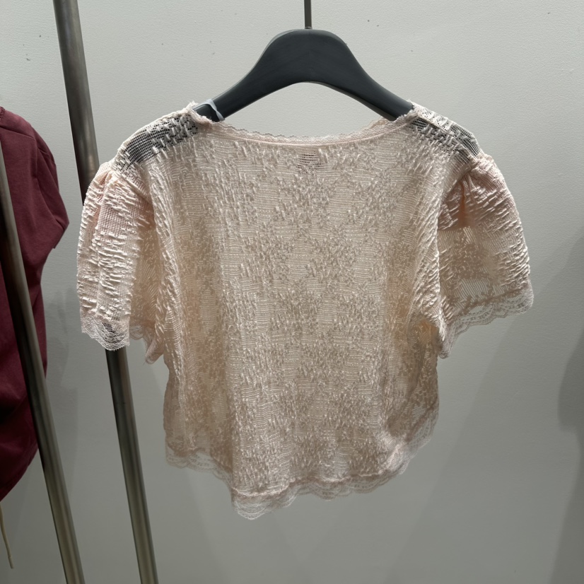TARABY MOTION韓國東大門代購女裝新款26夏季襯衫蕾絲衫TARABY MOTION襯衫/蕾絲衫