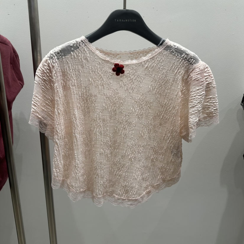 TARABY MOTION韓國東大門代購女裝新款26夏季襯衫蕾絲衫TARABY MOTION襯衫/蕾絲衫圖色1