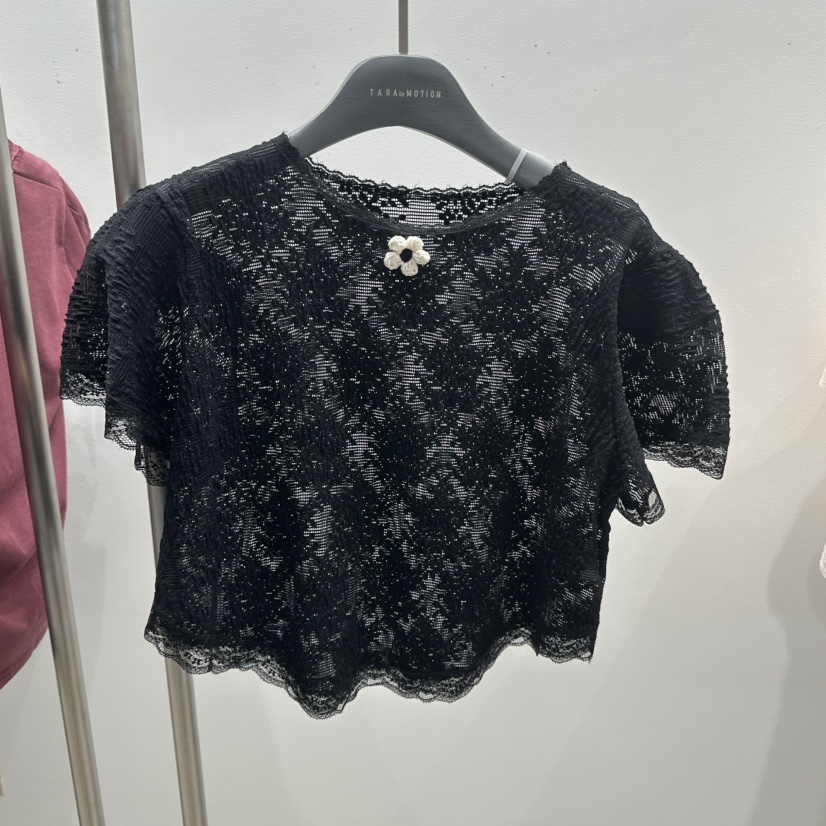 TARABY MOTION韓國東大門代購女裝新款26夏季襯衫蕾絲衫TARABY MOTION襯衫/蕾絲衫圖色2