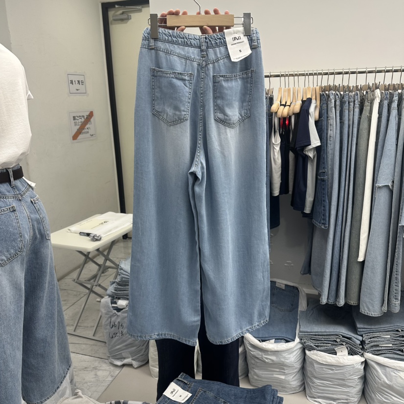 PAI韓國代購女裝新品職業休閑人氣26春夏26夏季時尚牛仔褲[PΛi]_PAi牛仔褲