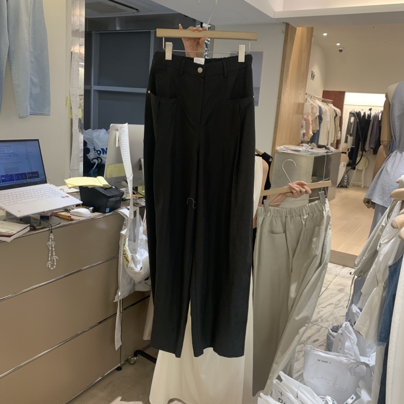 W AND J韓國直郵女士新款推薦26春夏熱賣職業26夏季休閑褲W AND J休閑褲圖色2