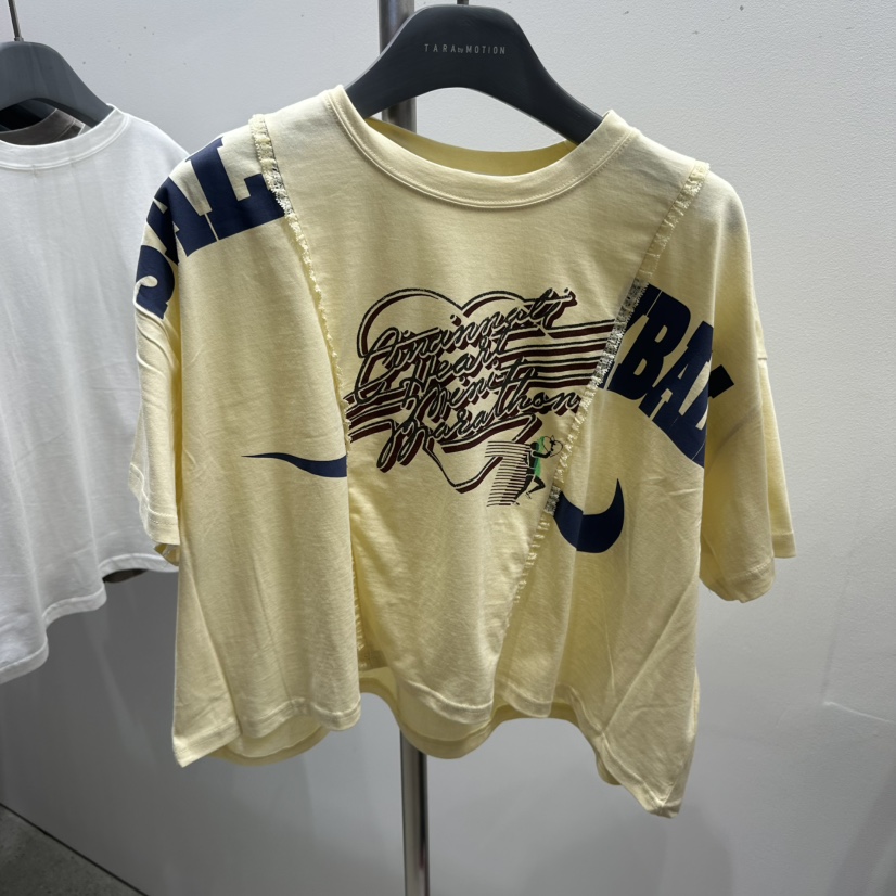 TARABY MOTION韓國直郵女裝新品26夏季職業熱賣T恤復古鏤空TARABY MOTIONT恤圖色3