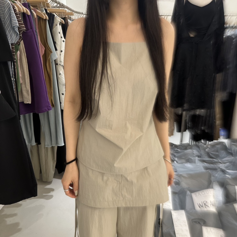 BAGUETTE-P韓國直郵女士新款人氣推薦休閑熱賣26夏季吊帶背心BAGUETTE-P吊帶/背心圖色2