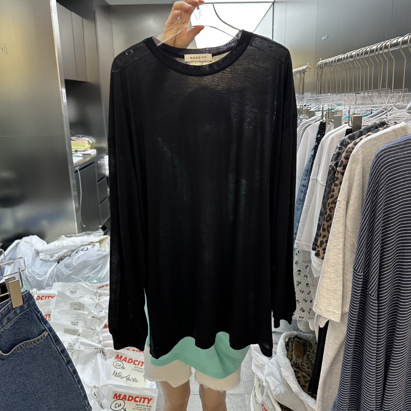 MADCITY/SAGAFURS韓國代購女裝新品26夏季推薦職業長袖T恤MADCITY/SAGAFURS長袖T恤圖色3