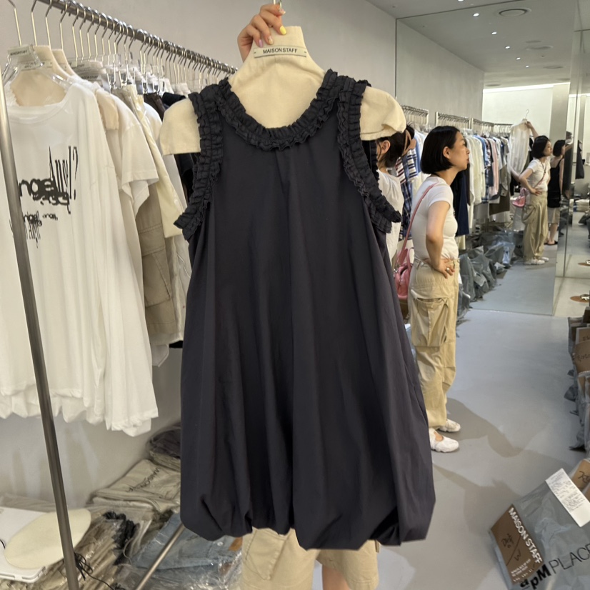 DOUBLE STANDARD/LE SMOKING/MAISONSTAFF韓國直郵實拍女士新品26春夏連衣裙MAISONSTAFF連衣裙圖色2