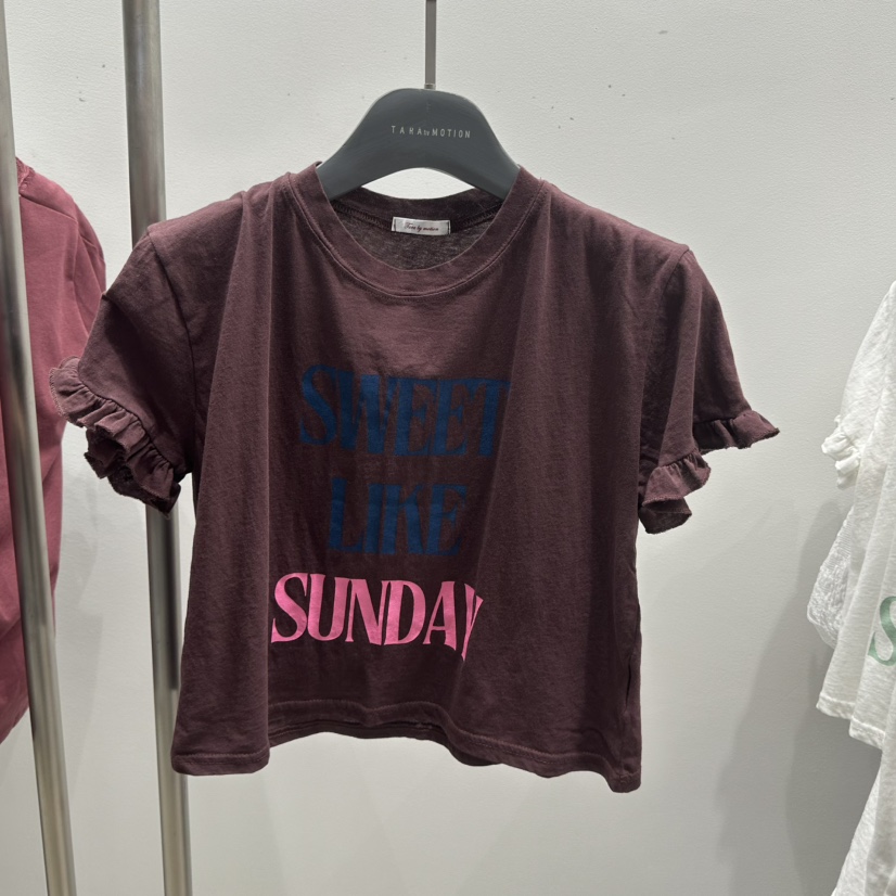 TARABY MOTION韓國東大門直郵女士新品熱賣推薦26夏季T恤TARABY MOTIONT恤圖色2