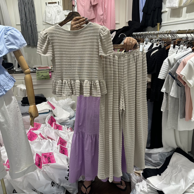J.RITZY韓國直郵女士新款時尚熱賣職業休閑26夏季套裝套裝J.RITZY套裝