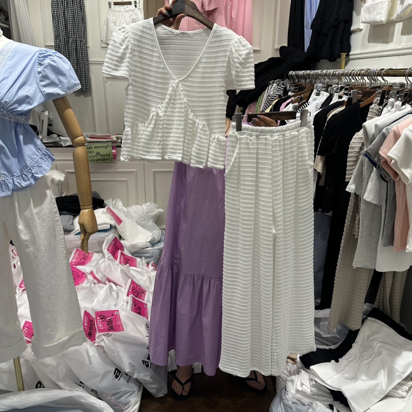 J.RITZY韓國直郵女士新款時尚熱賣職業休閑26夏季套裝套裝J.RITZY套裝圖色1