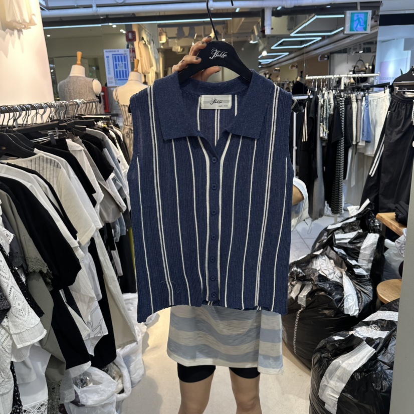 空韓國直郵實拍女士新款時尚26春夏推薦26夏季休閑吊帶背心BAKHA吊帶/背心圖色3