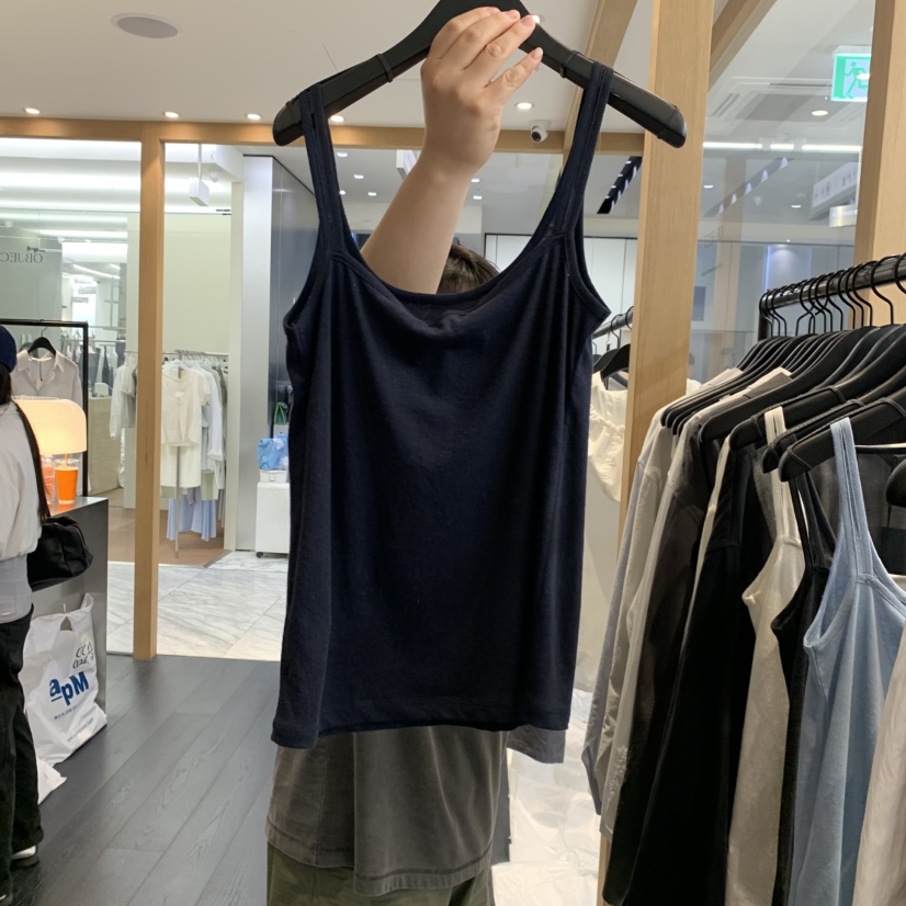 OBJECT東大門實拍韓國女裝新款26夏季人氣推薦休閑吊帶背心OBJECT吊帶/背心