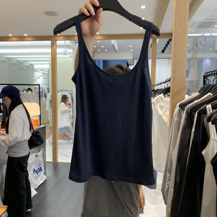 OBJECT東大門實拍韓國女裝新款26夏季人氣推薦休閑吊帶背心OBJECT吊帶/背心圖色4
