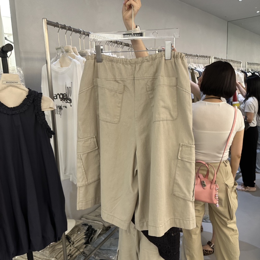 DOUBLE STANDARD/LE SMOKING/MAISONSTAFF韓國直郵女士新品職業短褲MAISONSTAFF短褲