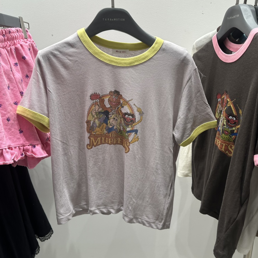 TARABY MOTION韓國直郵女士新款26夏季休閑人氣推薦時尚T恤TARABY MOTIONT恤圖色1