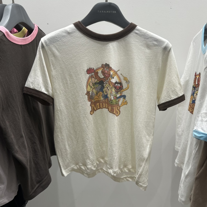 TARABY MOTION韓國直郵女士新款26夏季休閑人氣推薦時尚T恤TARABY MOTIONT恤圖色3