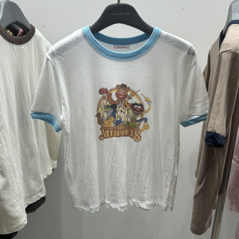TARABY MOTION韓國直郵女士新款26夏季休閑人氣推薦時尚T恤TARABY MOTIONT恤圖色4