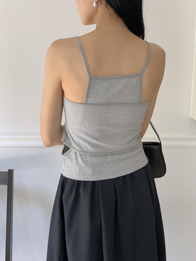 MILUI韓國直郵女士新品26夏季熱賣推薦職業人氣吊帶背心SMILUI吊帶/背心