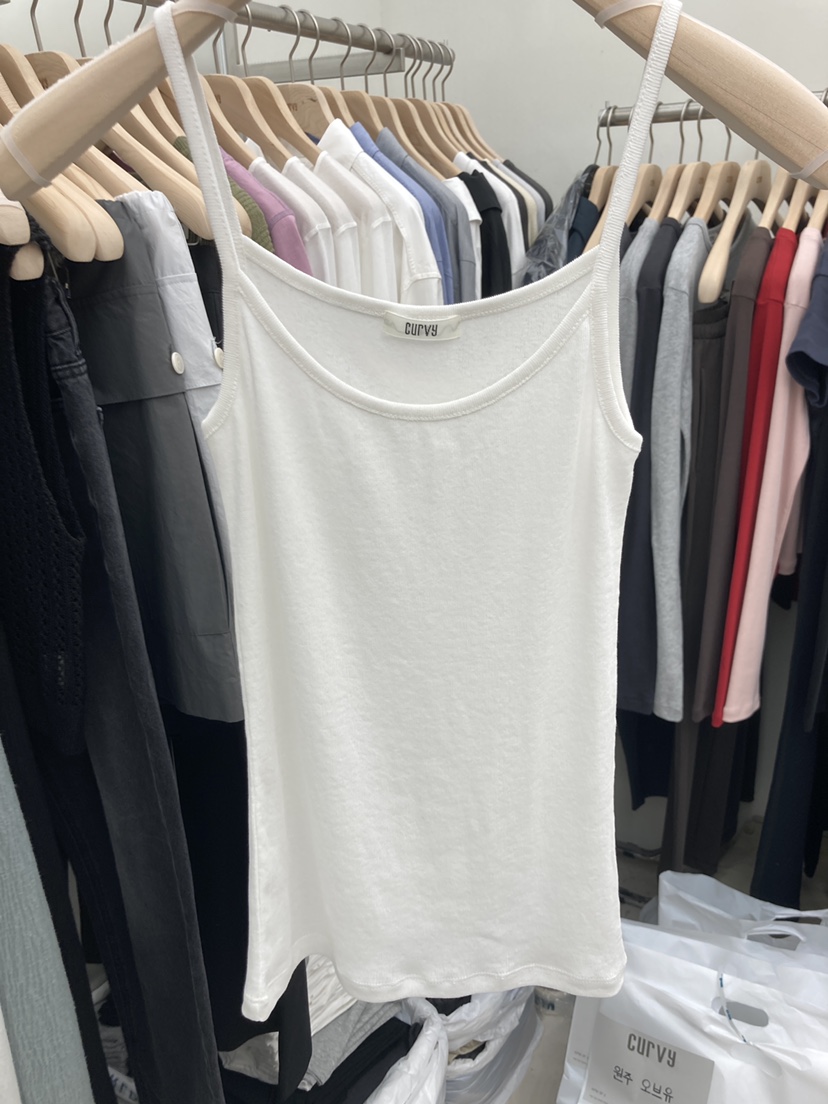 CURVY韓國直郵女裝新品26夏季人氣時尚推薦休閑吊帶背心無袖CURVY吊帶/背心圖色1