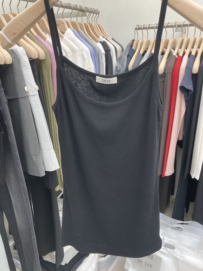 CURVY韓國直郵女裝新品26夏季人氣時尚推薦休閑吊帶背心無袖CURVY吊帶/背心圖色4