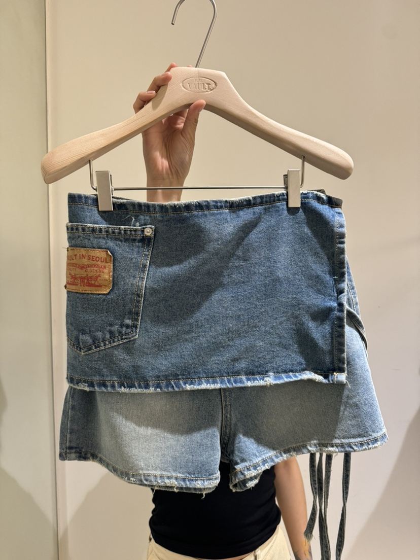 VAULT韓國代購女士新品人氣推薦26春夏時尚職業熱賣休閑裙褲VAULT裙褲圖色1