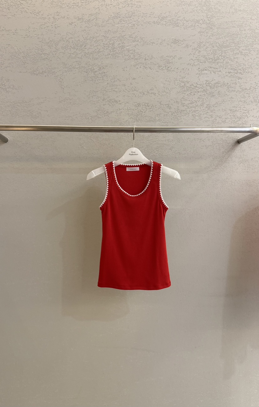 PLAYBUTTON-P韓國東大門直郵女裝新品26夏季職業吊帶背心PLAYBUTTON吊帶/背心圖色3