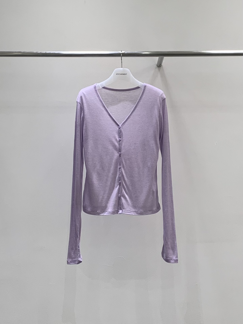 LOVE MOMENT韓國東大門直郵女士新品熱賣推薦長袖T恤開衫LOVE MOMENT長袖T恤圖色3