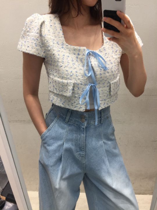 mars韓國東大門代購女裝新品人氣熱賣時尚休閑夾克粗花呢mars夾克