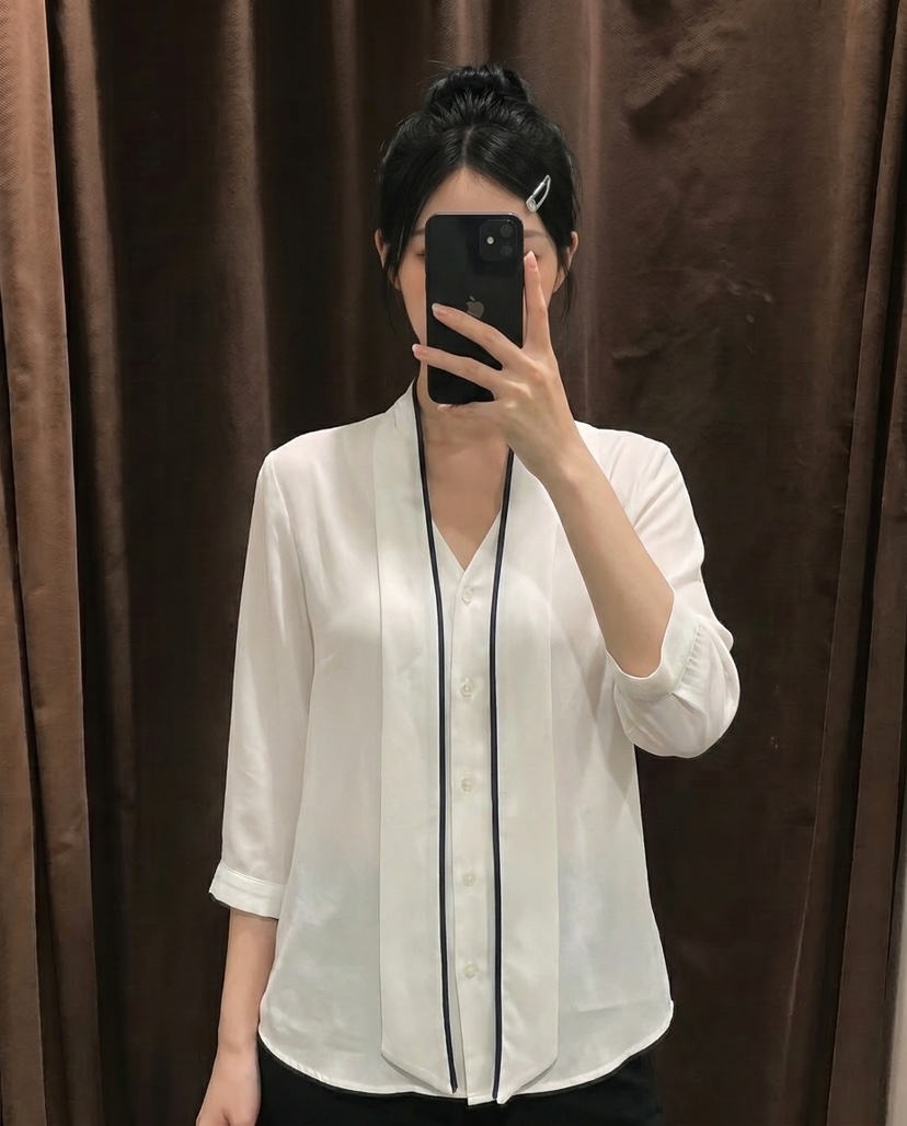 BODDARI보따리-T韓國直郵實拍女士新款推薦人氣襯衫蕾絲衫BODDARI보따리-T襯衫/蕾絲衫