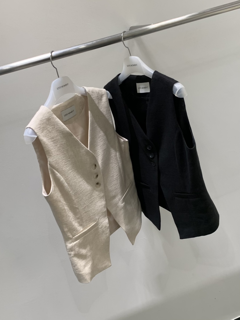 LOVE MOMENT韓國東大門代購女士新品熱賣人氣吊帶背心亞麻LOVE MOMENT吊帶/背心