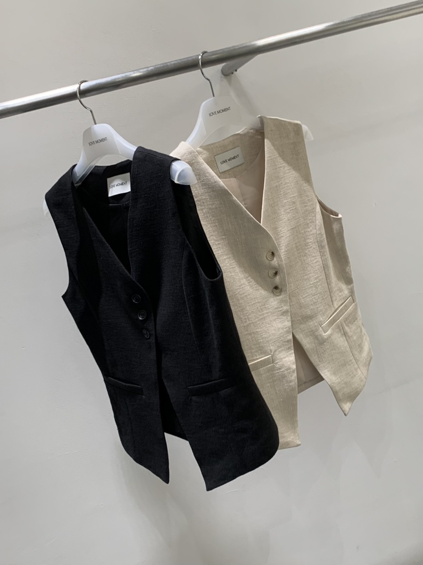 LOVE MOMENT韓國東大門代購女士新品熱賣人氣吊帶背心亞麻LOVE MOMENT吊帶/背心