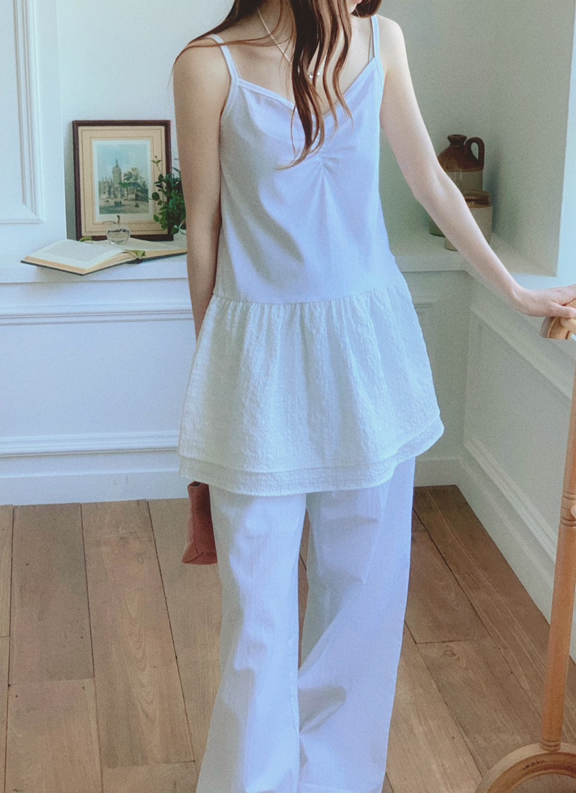 BEFORE SUNRISE韓國東大門代購女裝新款26夏季吊帶背心無袖BEFORE SUNRISE吊帶/背心