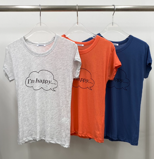 TOPDRESSING韓國東大門直郵女士新品26夏季休閑人氣T恤印花TOPDRESSINGT恤圖色2左二色