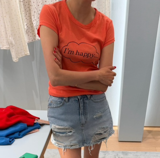 TOPDRESSING韓國東大門直郵女士新品26夏季休閑人氣T恤印花TOPDRESSINGT恤圖色3