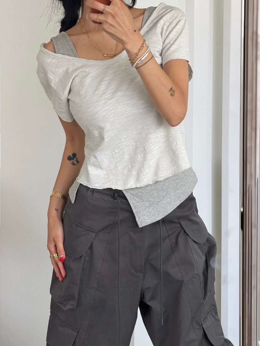 TOPDRESSING韓國直郵女士新品26春夏人氣熱賣時尚推薦T恤TOPDRESSINGT恤