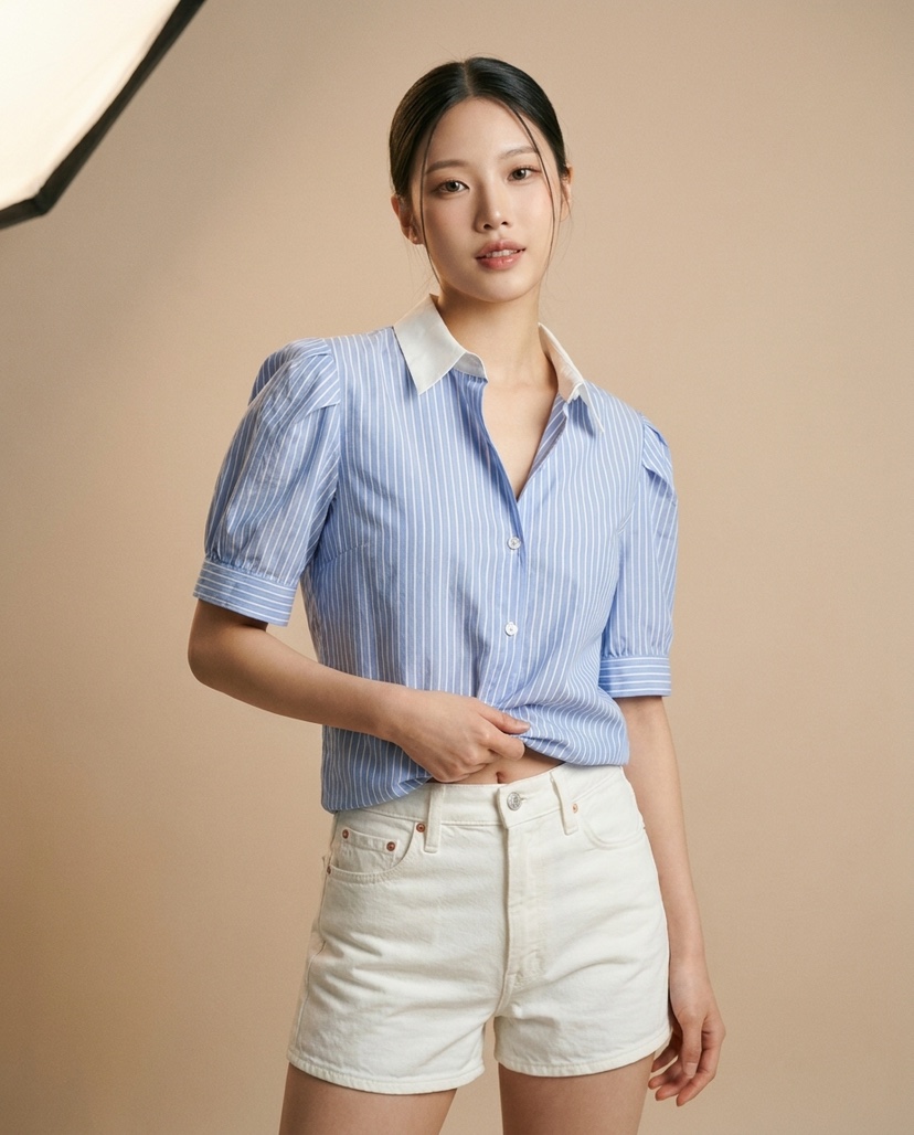 BODDARI보따리-T韓國直郵實拍女裝新品熱賣職業襯衫蕾絲衫BODDARI보따리-T襯衫/蕾絲衫