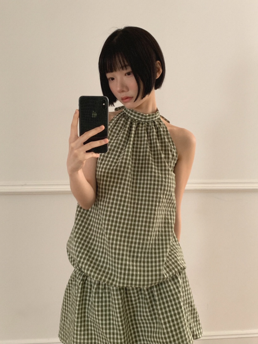 MOSMOS韓國直郵實拍女士新款人氣熱賣26春夏連衣裙蘇格蘭SMOSMOS連衣裙