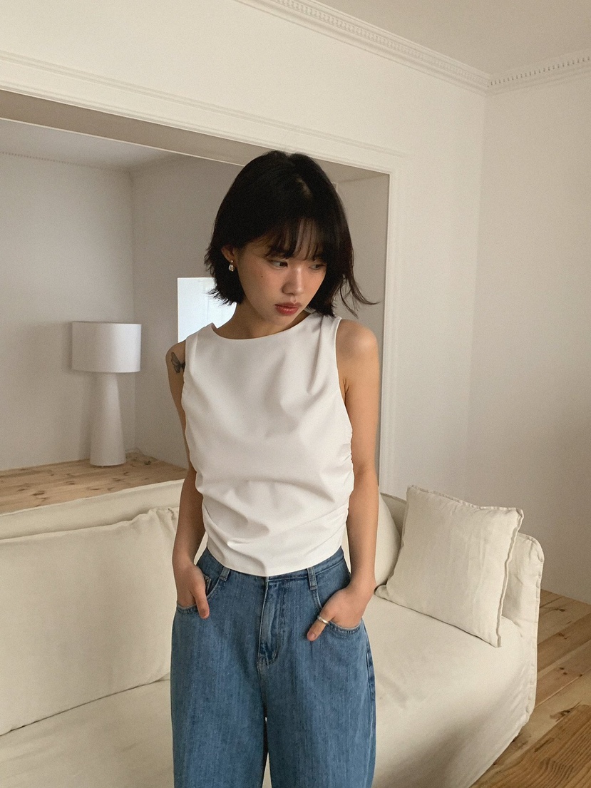 MOSMOS韓國東大門直郵女裝新款熱賣26夏季人氣吊帶背心緞帶MOSMOS吊帶/背心