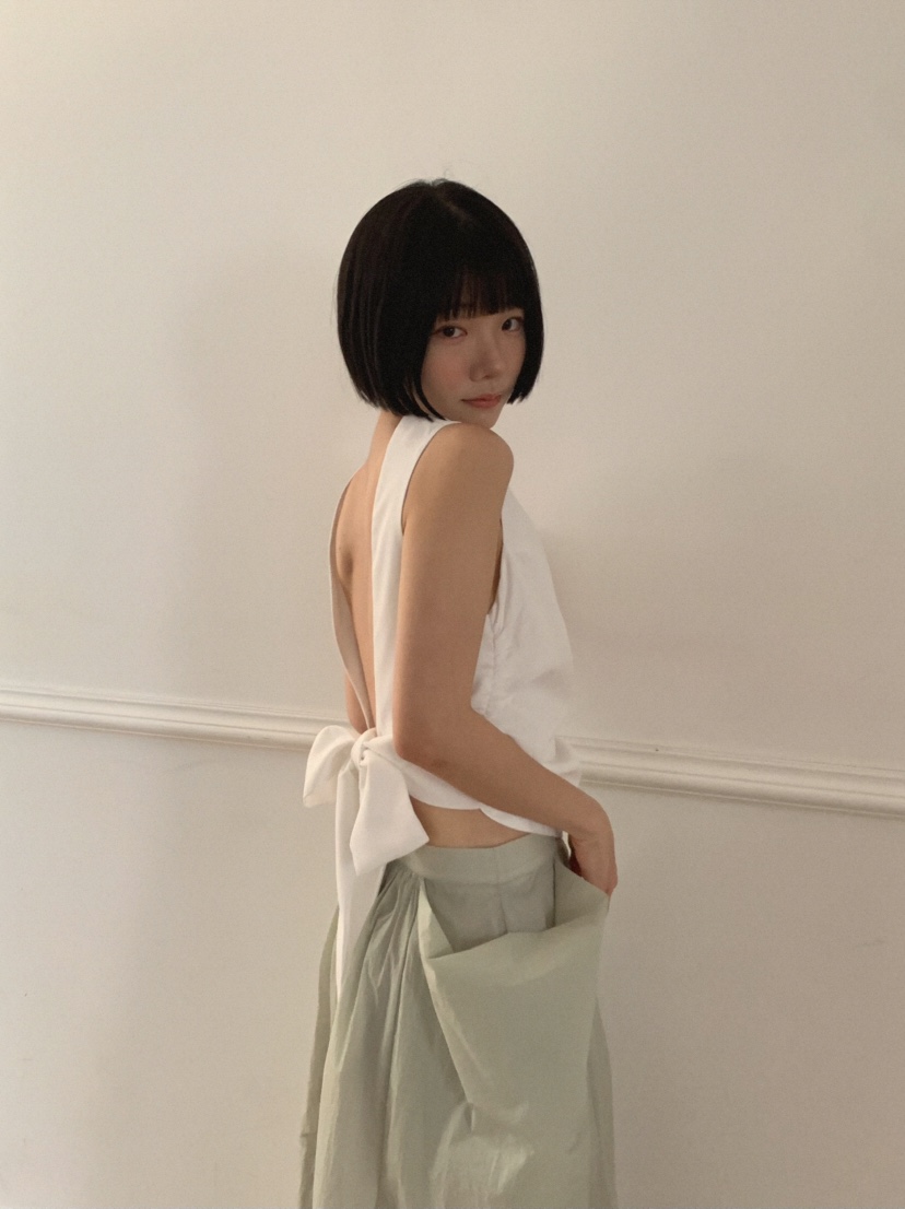 MOSMOS韓國東大門直郵女裝新款熱賣26夏季人氣吊帶背心緞帶MOSMOS吊帶/背心