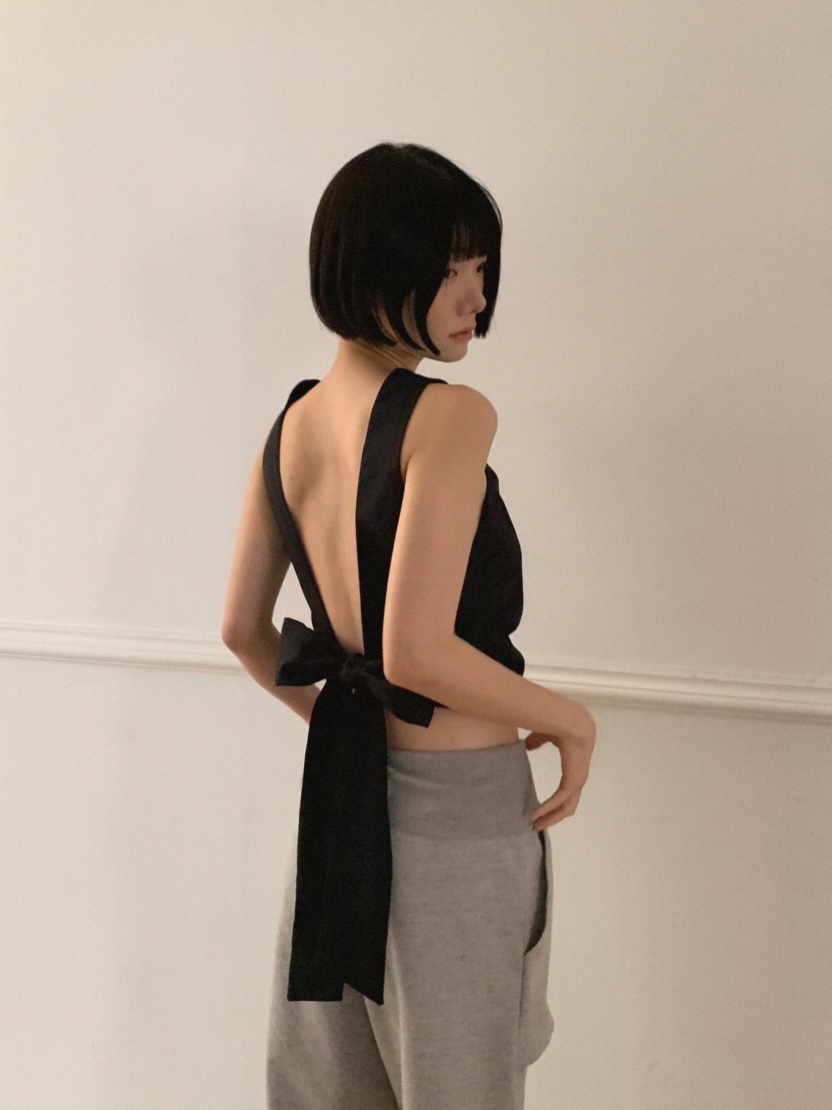 MOSMOS韓國東大門直郵女裝新款熱賣26夏季人氣吊帶背心緞帶MOSMOS吊帶/背心