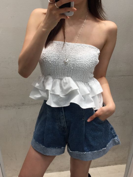 mars韓國直郵實拍女裝新品人氣休閑時尚26春夏推薦吊帶背心mars吊帶/背心圖色1